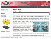 Tablet Screenshot of mck-power.com